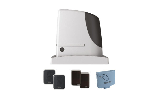 Nice Sliding Gate Kit for gates up to 2500kg 230v with inductive limits (Run Kit 5)