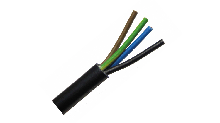 Mains Cable 3 Core flex 50m 0.75mm white