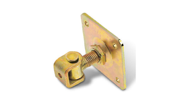 CR 20P Adjustable Hinge with Plate100x100 M20 thread (No Weld)