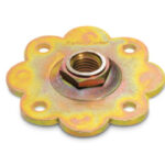 PR20 Adjustable flower plate 110mm for hinge wrought iron range M20