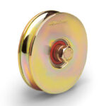 1030 O 100mm diameter o-groove normal wheel with 2 bearing