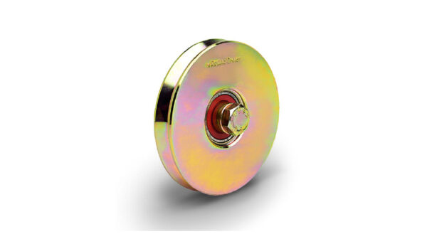 1020 V 100mm v-groove normal wheel with 1 bearing