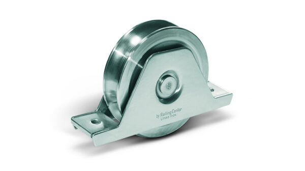 Rolling Center 1227 PSOI O-Groove Stainless Steel Support Wheel 2 Bearing 120x26mm