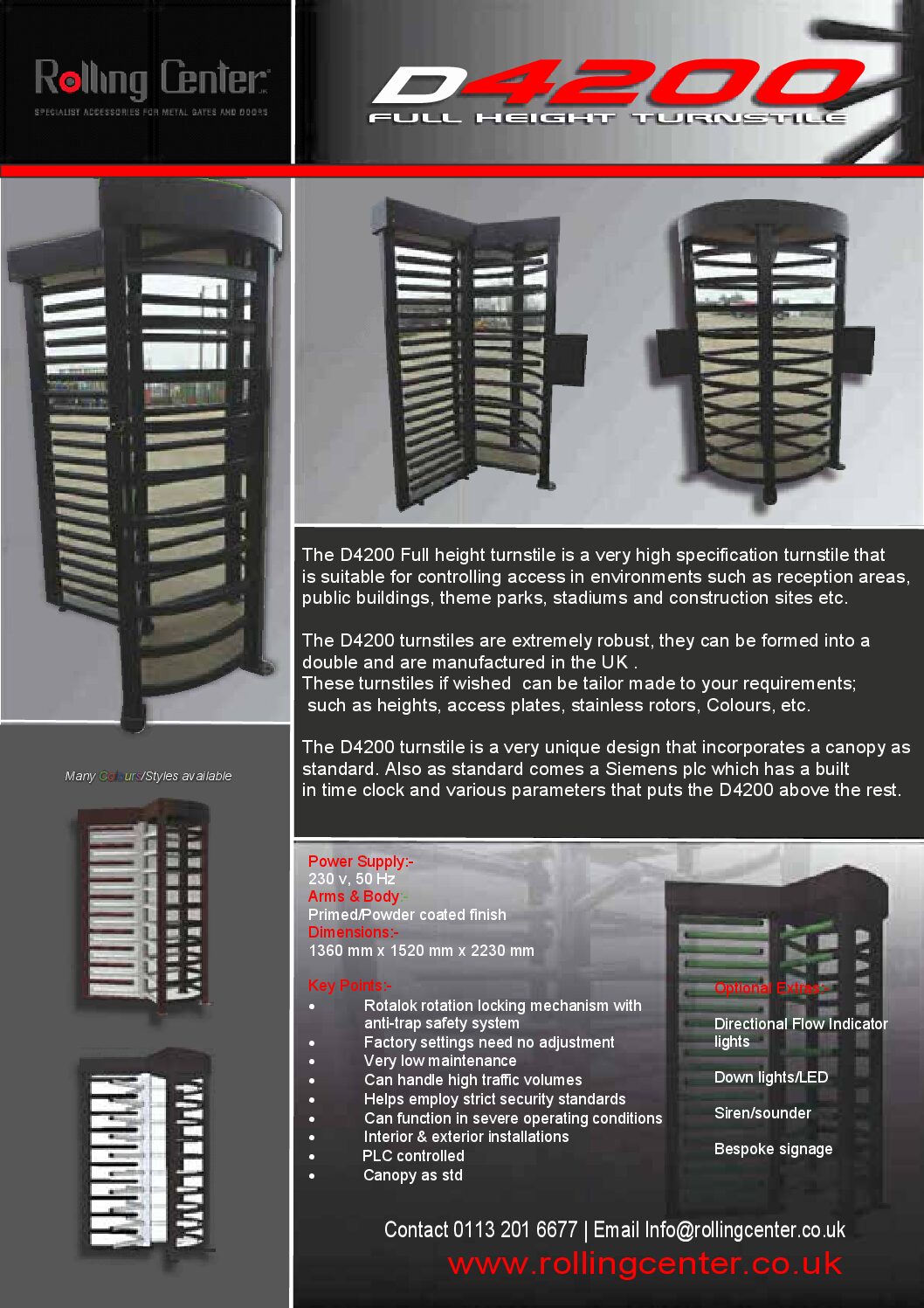 Ultimation D4200 Datasheet