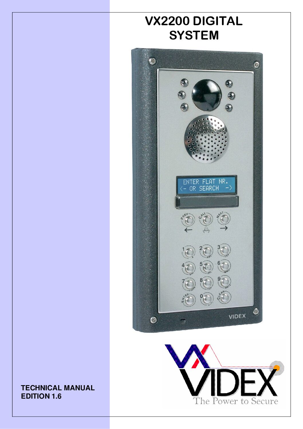 Videx 2210V/C Manual