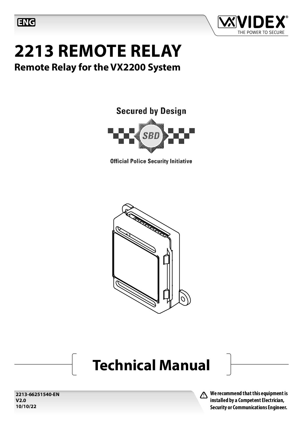 Videx 2213 Manual
