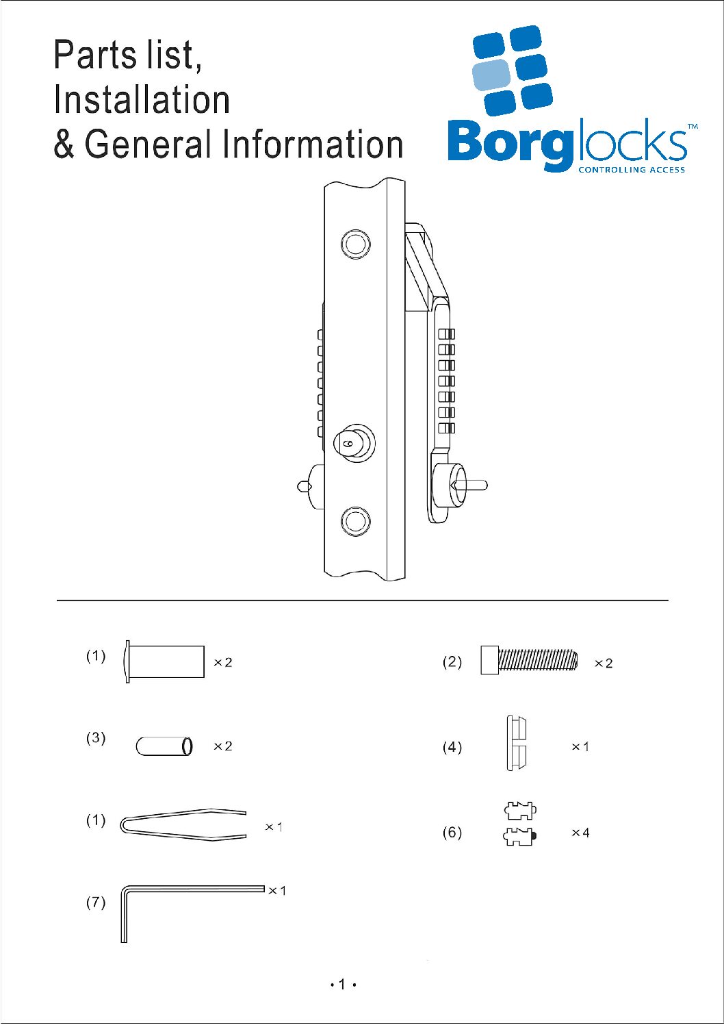 Borg BL3100 Manual