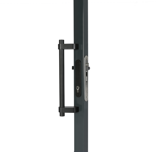 Locinox Anodised aluminium black 60 degree single handle