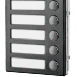 Videx 4045/BL 5 call button expansion module gun metal grey finish