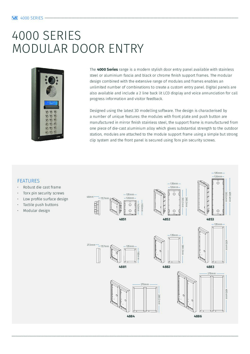 Videx 4202 Datasheet