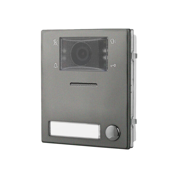 Videx 4534X-1/BL 1 Button IP Wide angle camera module Gun metal grey finish