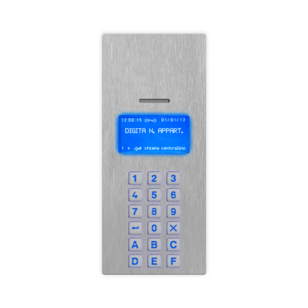 VIDEX 4312 Vandal Resistant Audio digital panel A-F with numeric keypad (4000 Series) - Image 2