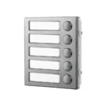 Videx 4845/M 5 call button expansion module – matt finish