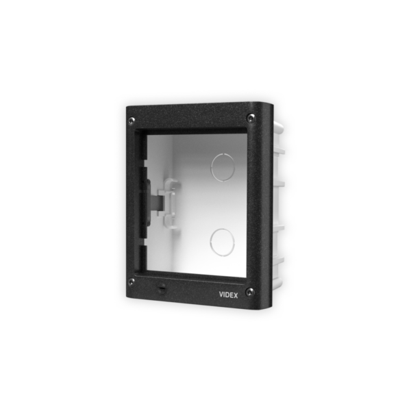 4851 Videx Single Module Grey Flush back box unit - Image 2