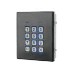 Videx 4903/BL backlit GSM keypad module, 500 codes & 2 relays – gun metal grey finish
