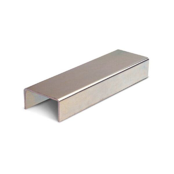 58/80Z 3m galvanised U-guide channel for sliding gates