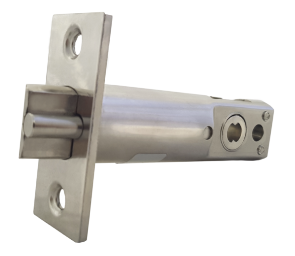 Borg BL2701ECP mechanical gate lock with keypad and 60mm latch for external doors - satin chrome finish with Heptagonal knob, key overide and code reset function - Image 4