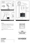 Videx 6256 Quick Guide