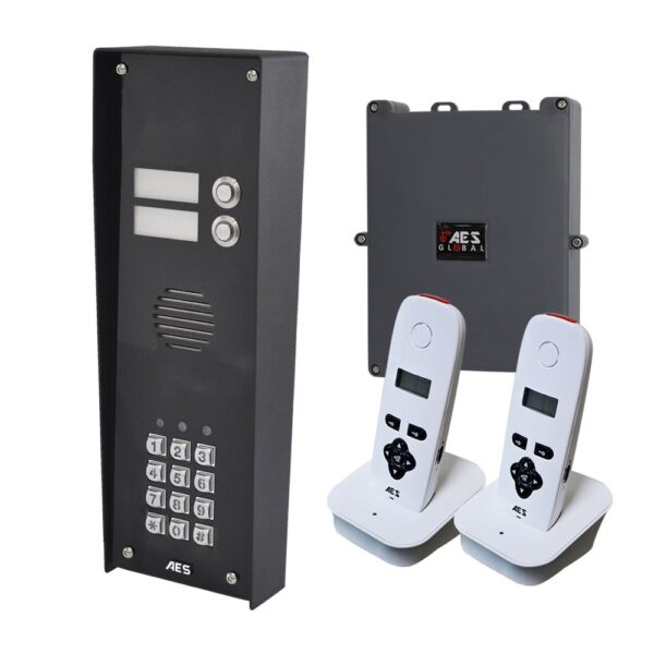 AES 703-IBK2 Imperial Wireless 2 Button audio intercom with keypad