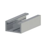 ASO AL25-14 aluminium profile for 30mm safety edge rubber
