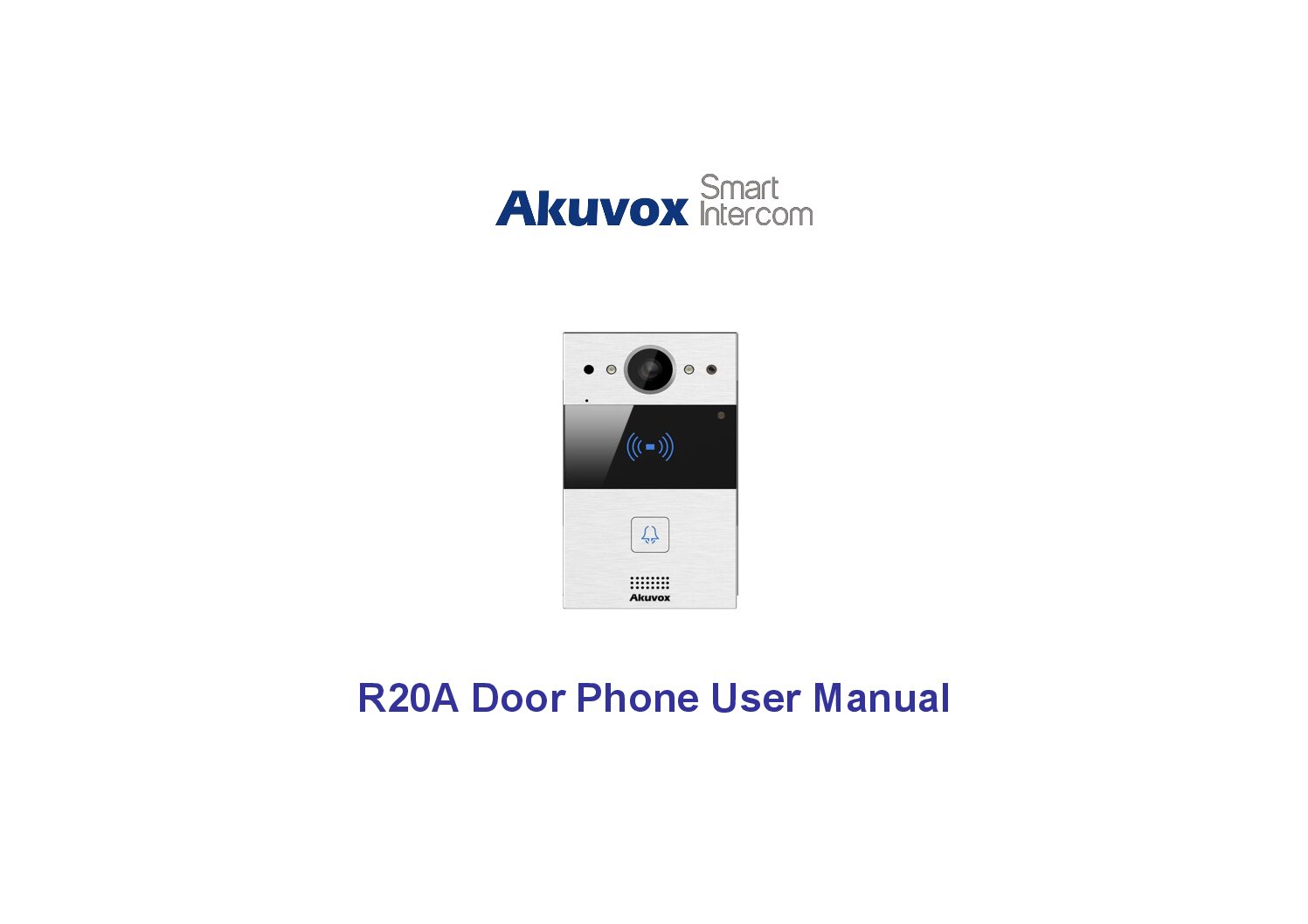 Akuvox R20A Manual