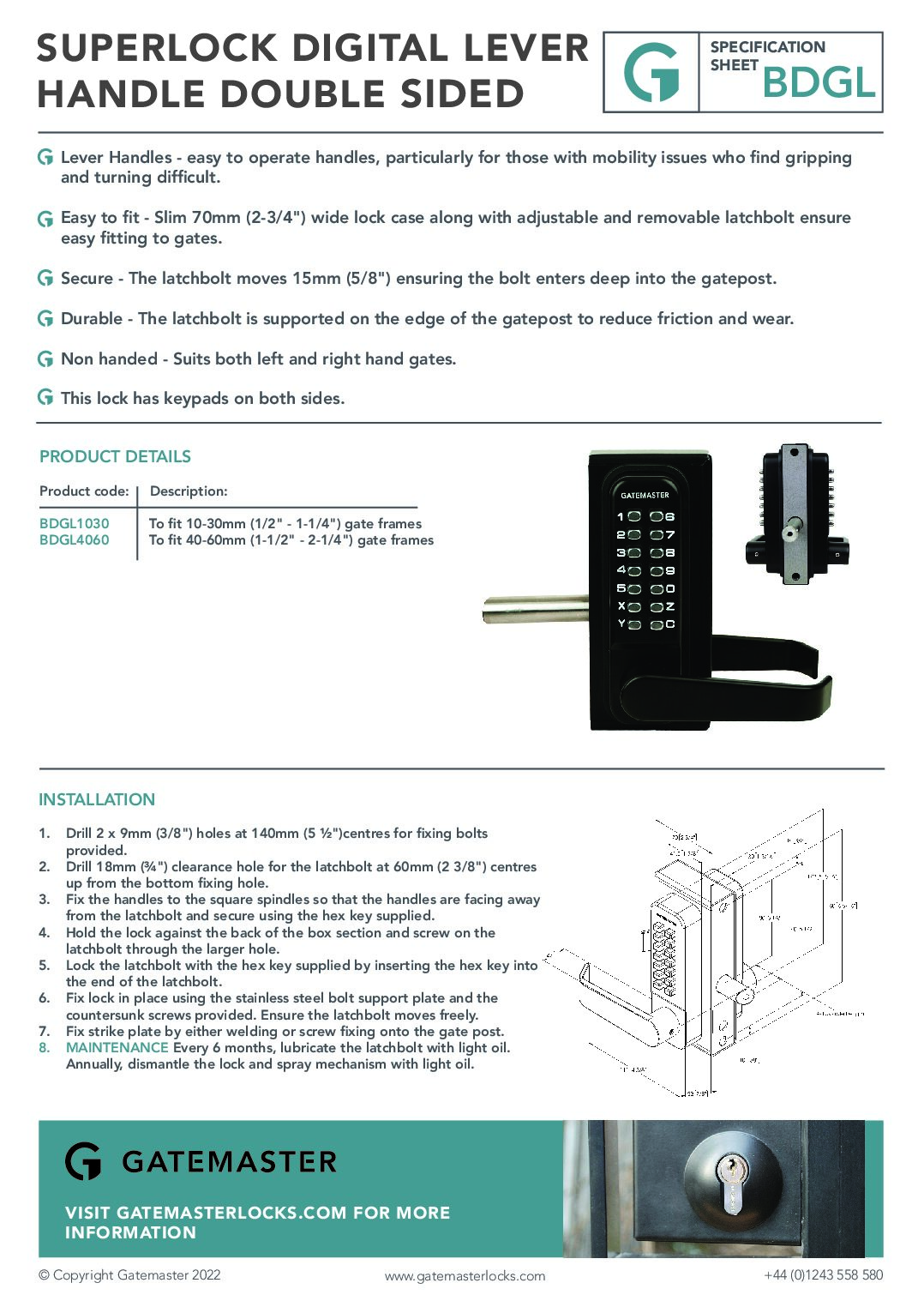 Gatemaster BDGL Specification