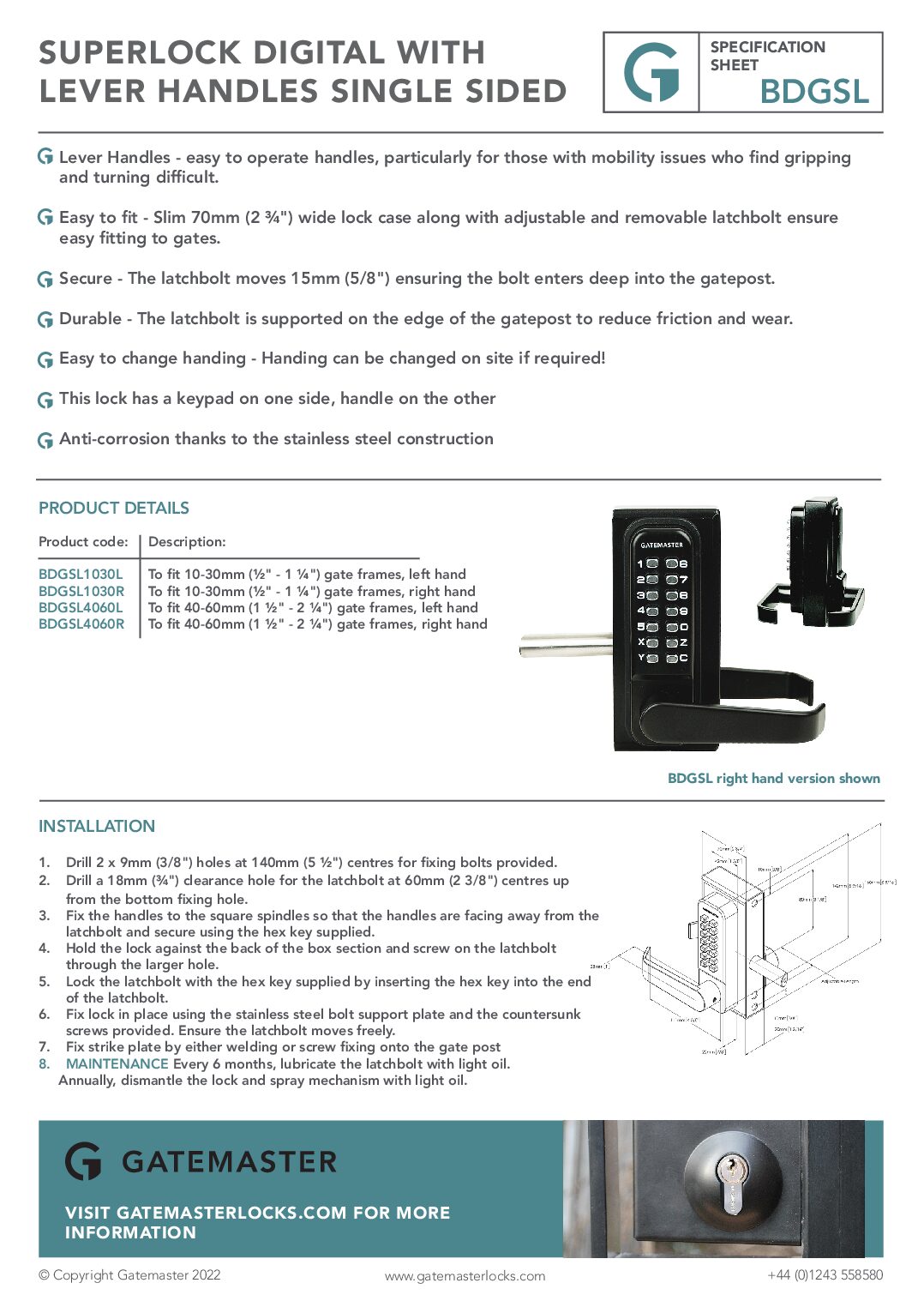 Gatemaster BDGSL Specification