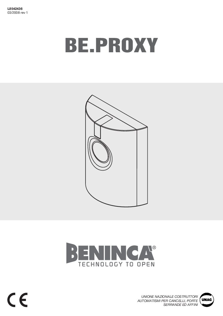 Beninca Proxy Datasheet
