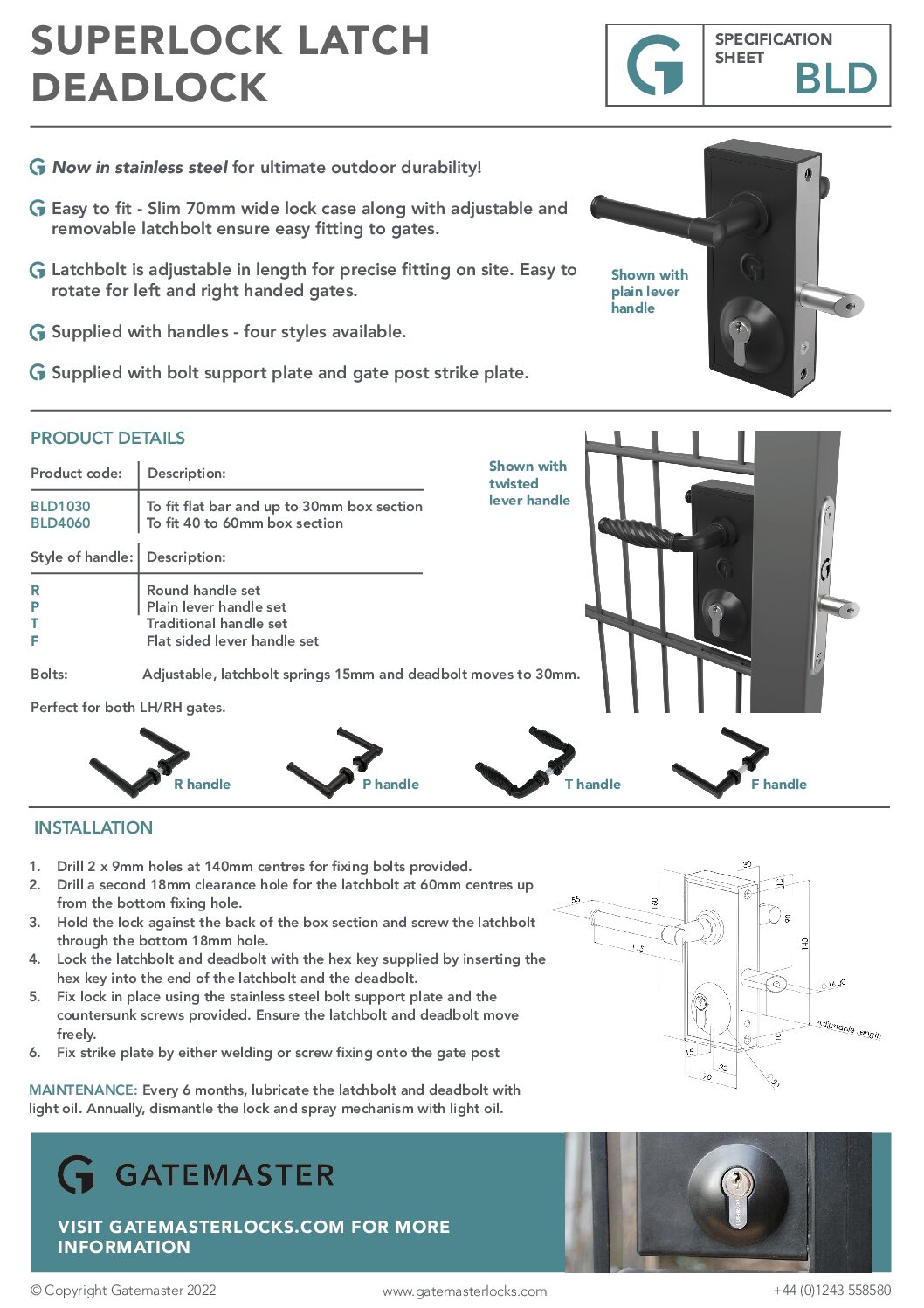 BLD Specification & Manual