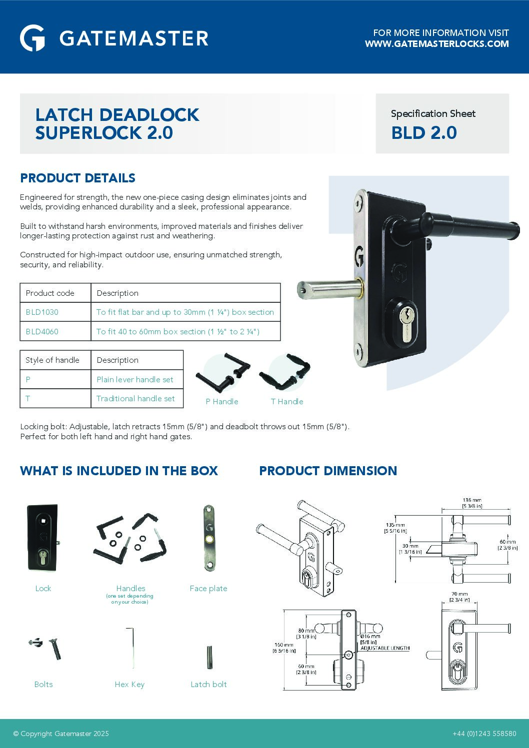 Gatemaster BLD Specification