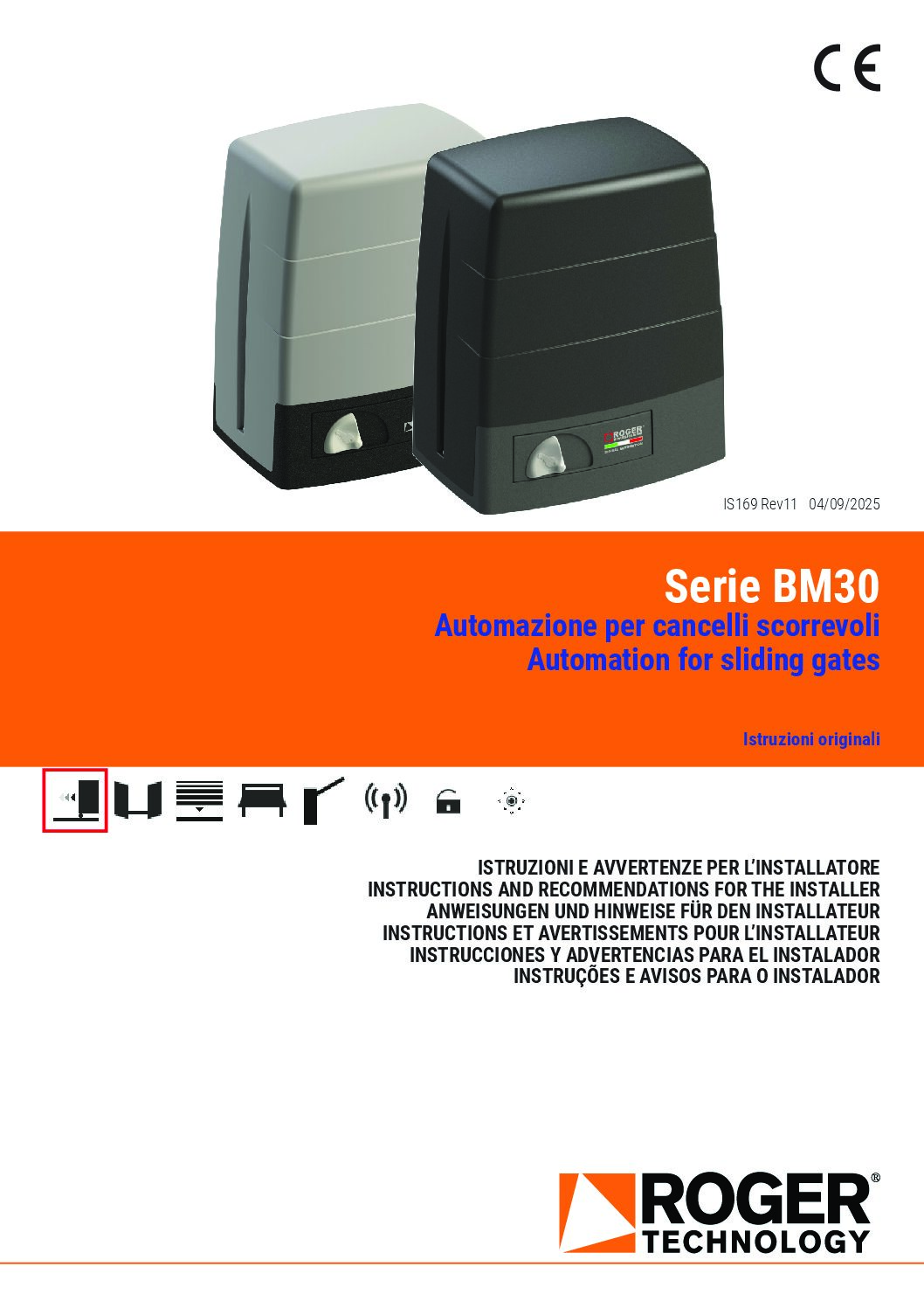 Roger Technology BM30 Manual