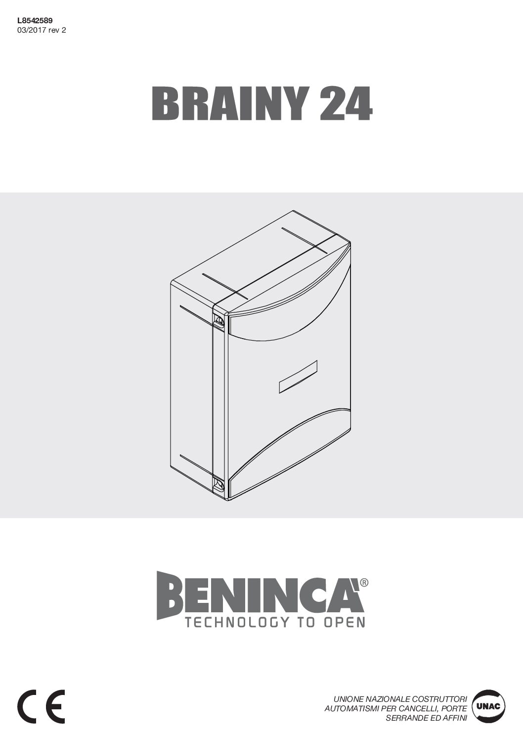 Beninca Brainy 24 Manual