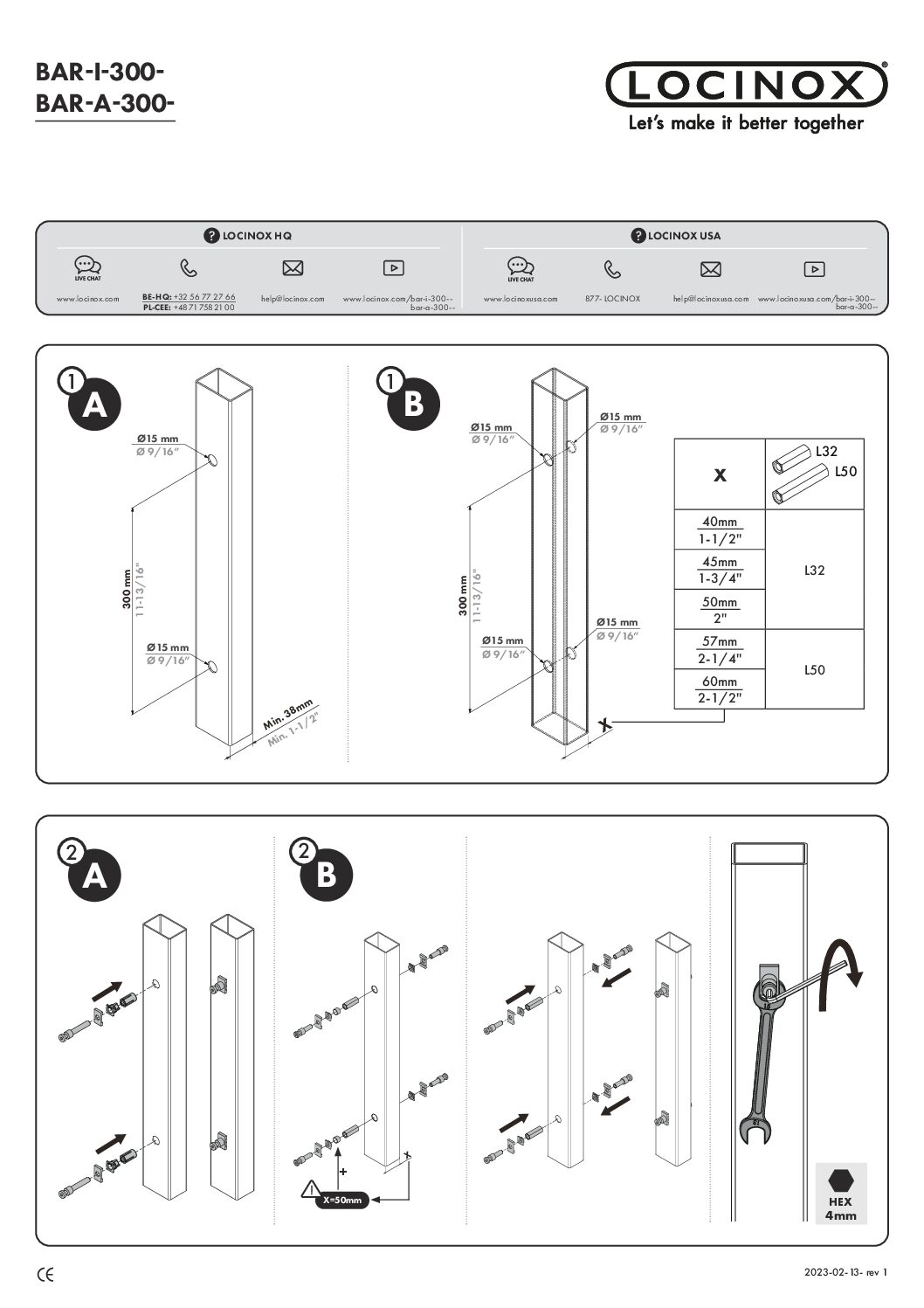 Locinox Bar Manual