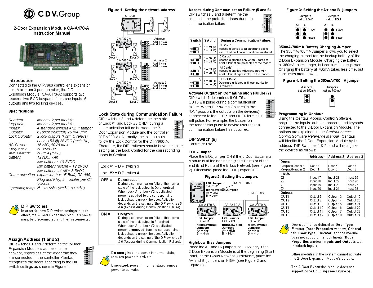 CAA-470ATR Installation Manual