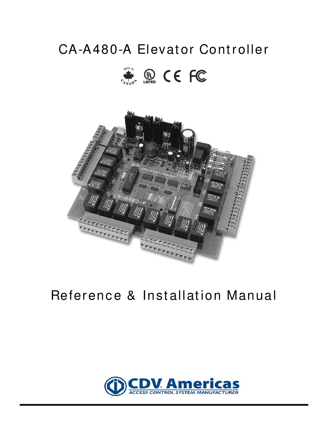 CAA-480A - Installation Manual