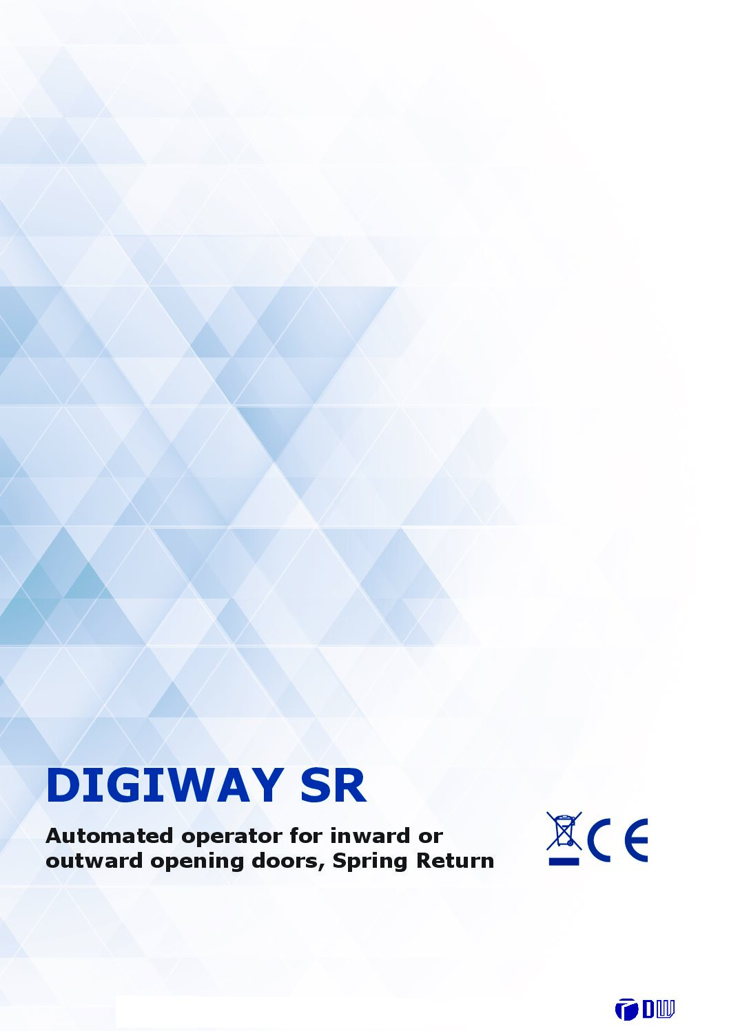 CDVI Spring Return Manual