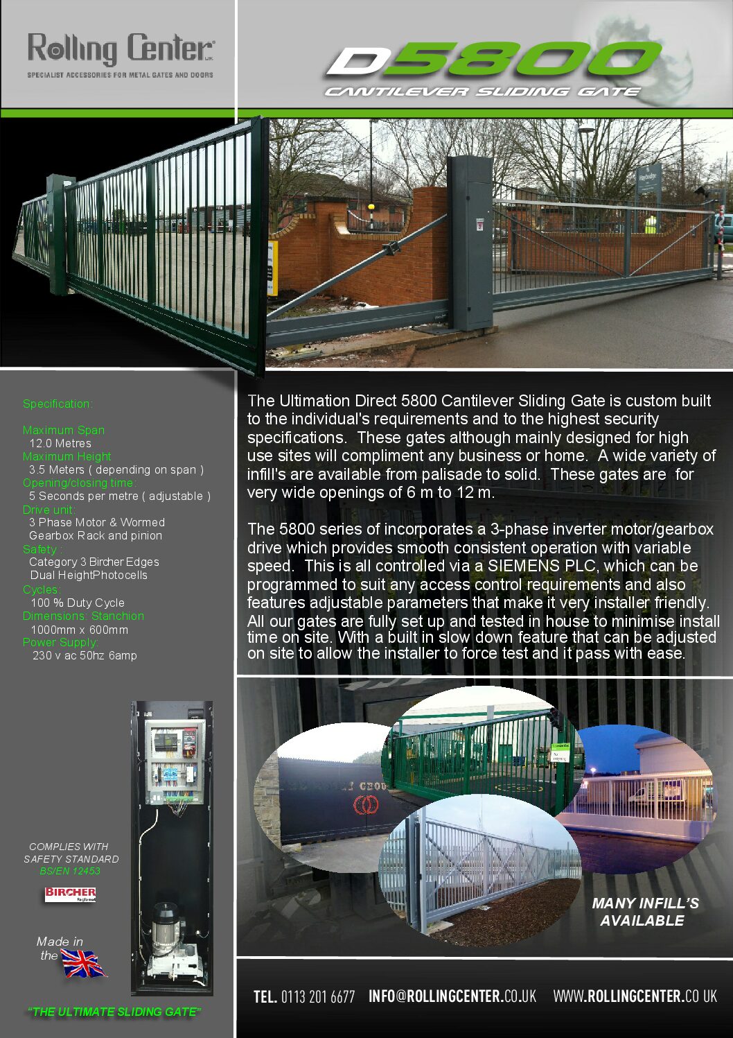 Ultimation D5800 Datasheet