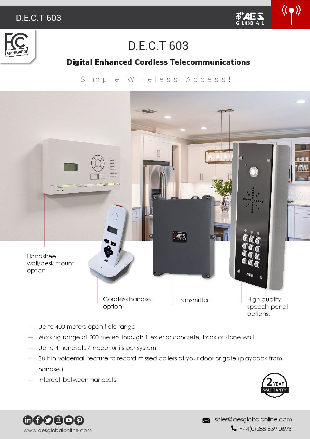 AES 603 Transmitter Datasheet
