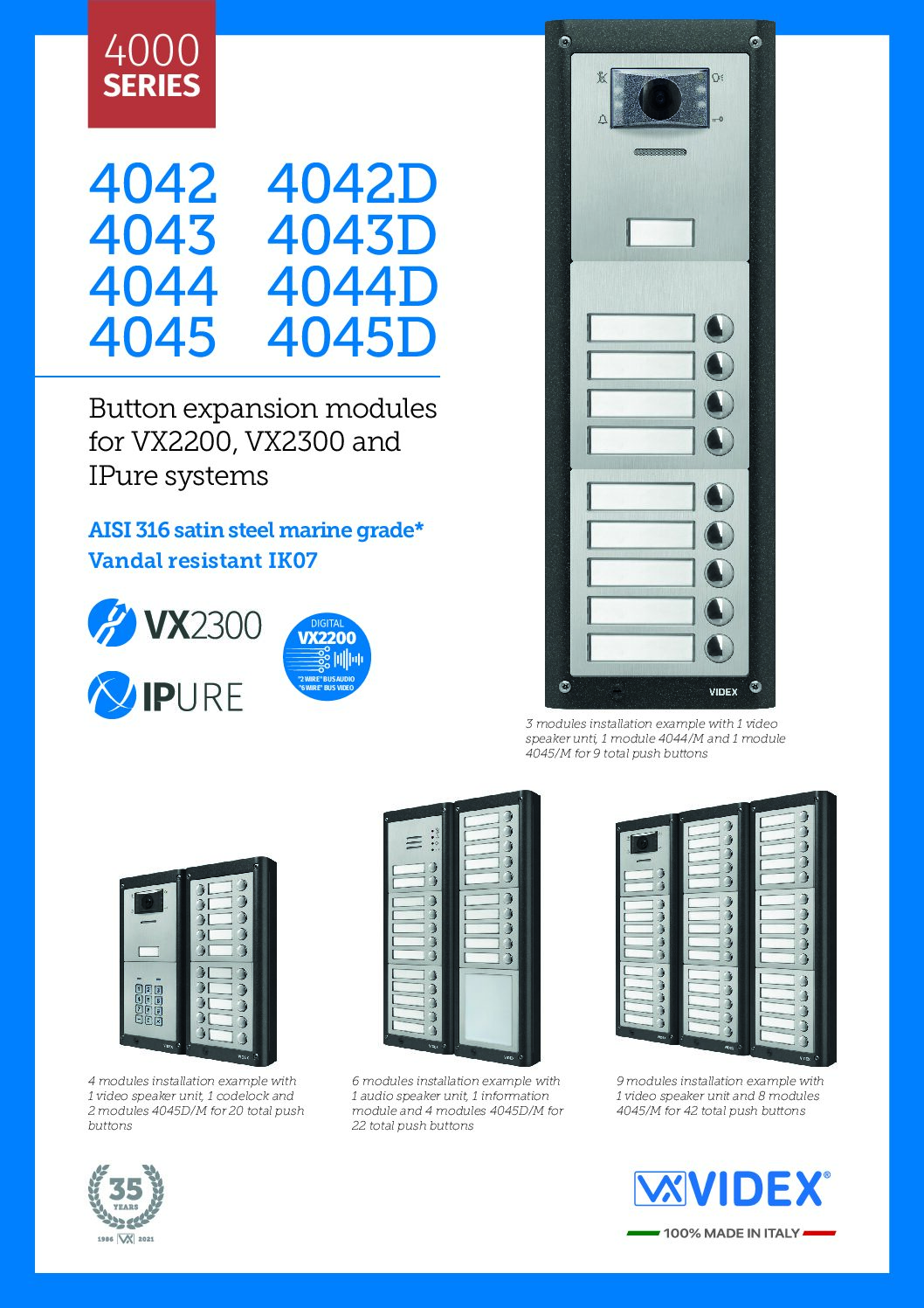 Videx 4042D Datasheet