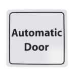 CDVI Automatic door sign