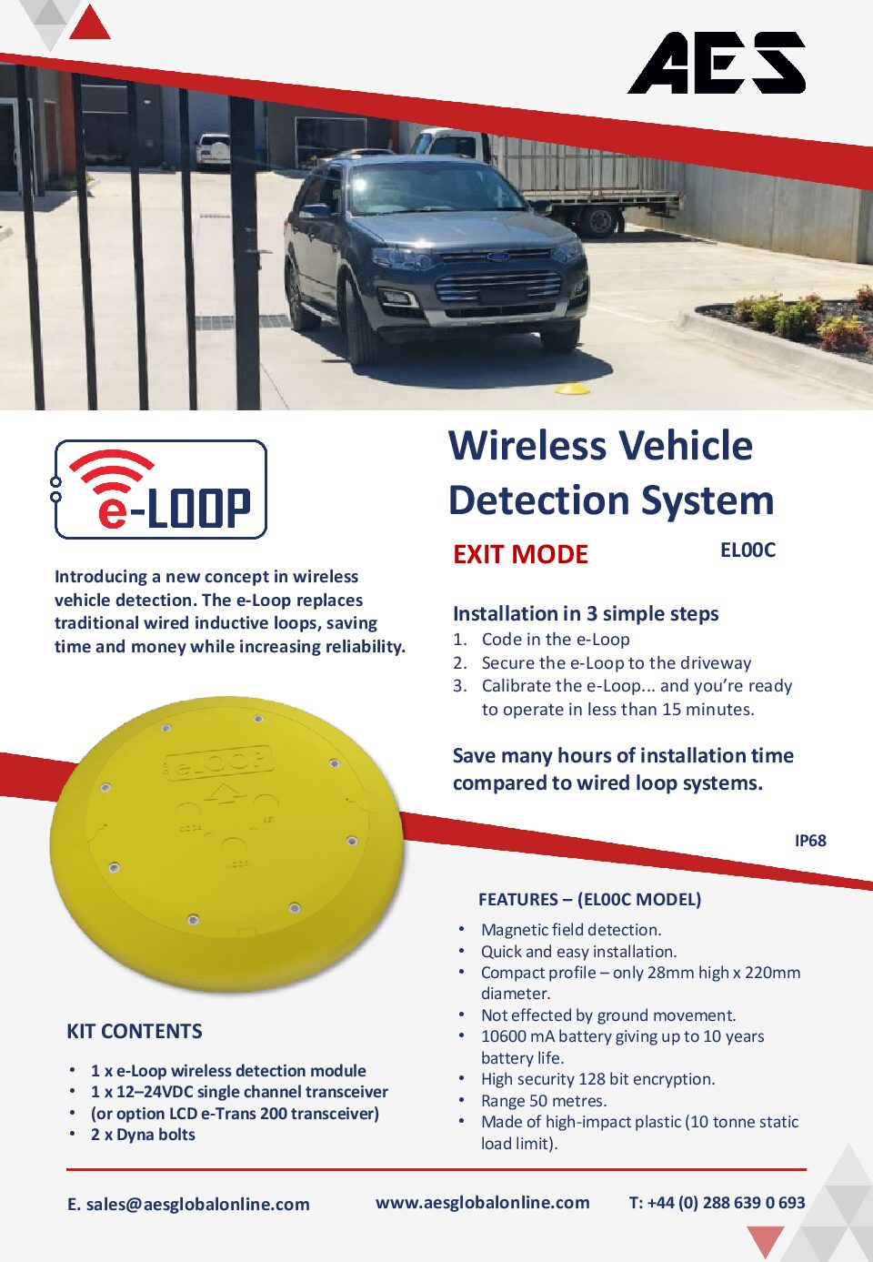 EL00C Commercial exit mode datasheet