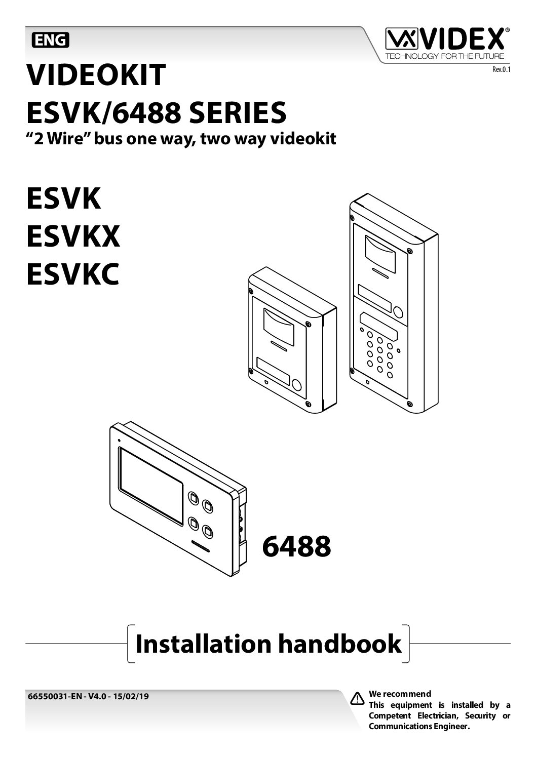 Videx ESVK/6488 Manual