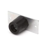 F42 Z 40mm Gate Travel stop with fixing plate to be bolted to wall/pillar