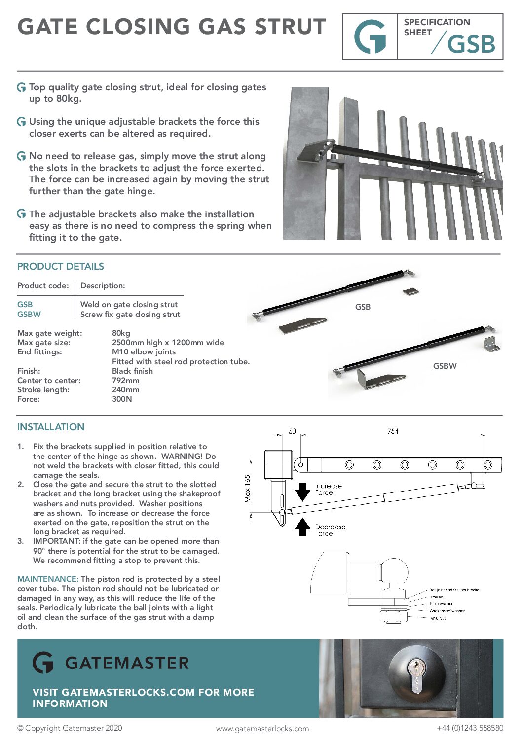 Gatemaster GSB Manual