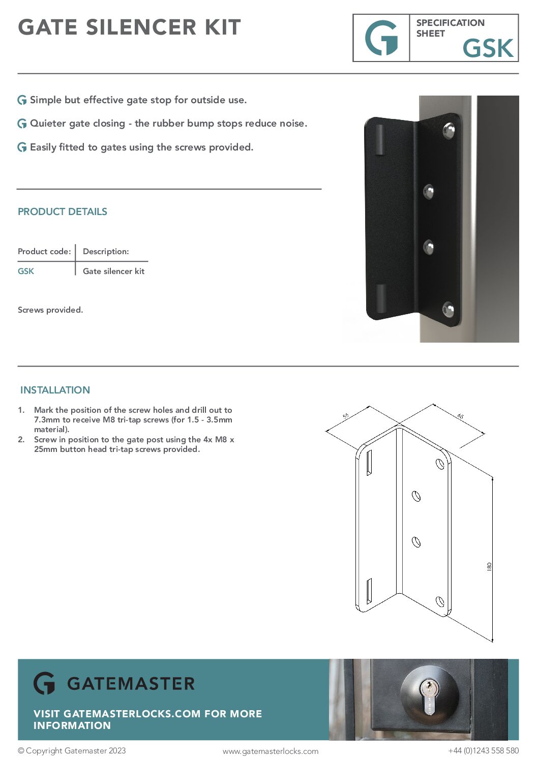 Gatemaster GSK Specification