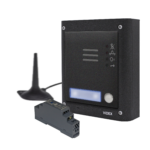 Videx GSM4K-1S/BL/4G One station surface 4G GSM intercom without keypad Gun metal grey