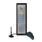 Videx GSM4KCR-5/M/4G five station flush 4G GSM intercom with backlit keypad matt finish