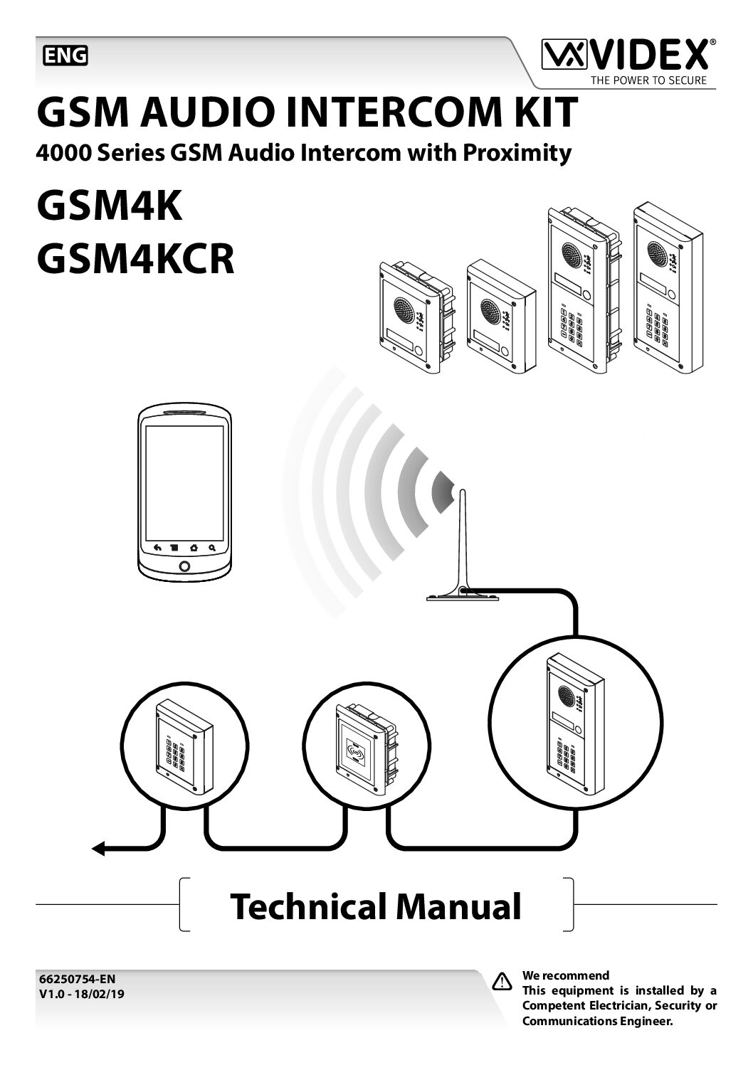 Videx GSM4CR Manual