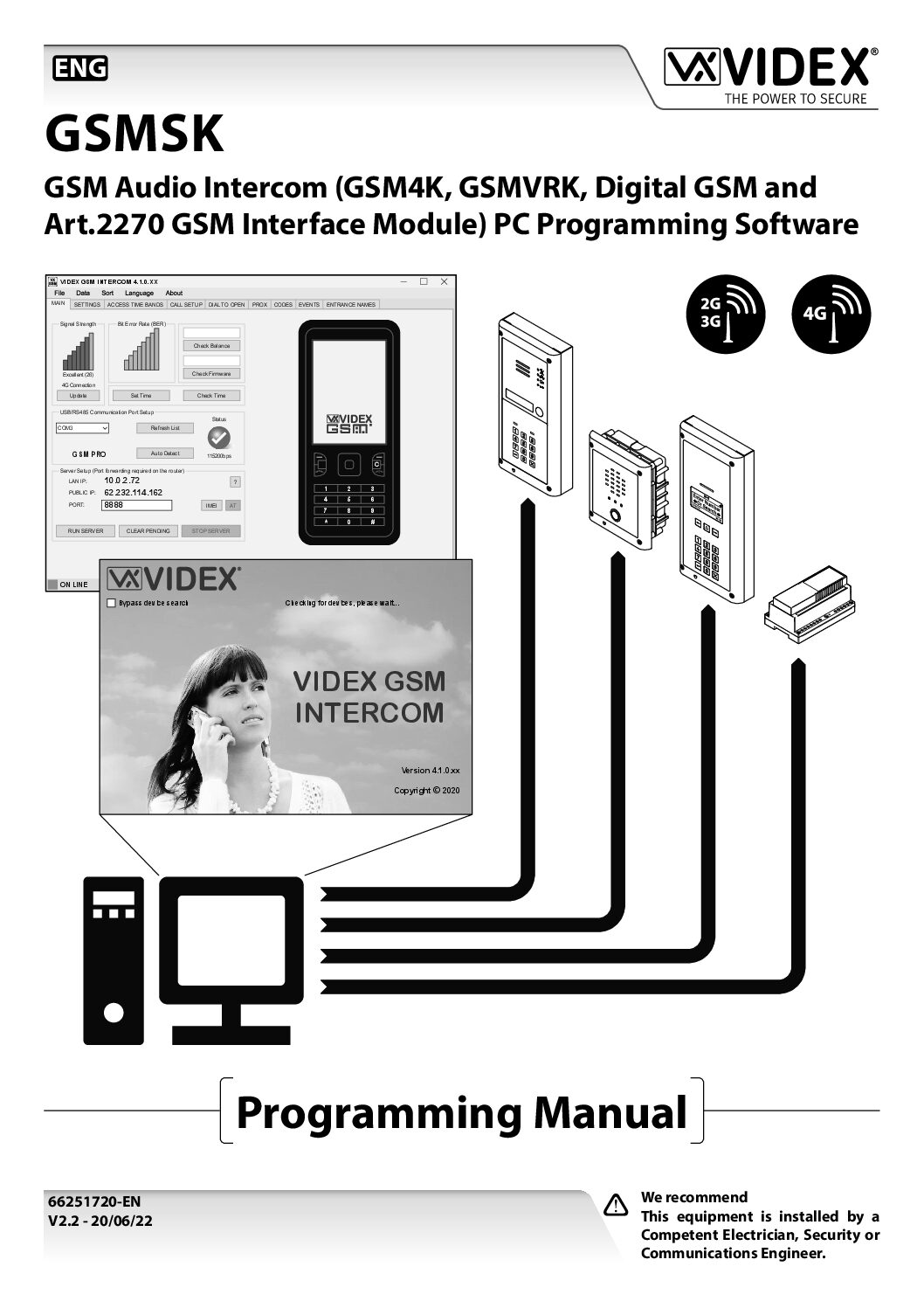 Videx GSMSK Manual