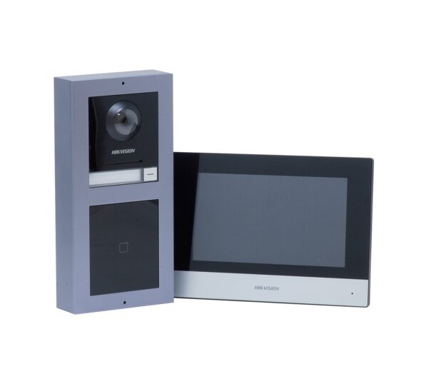 Hikvision 1 button 2 Wire video kit, touch and display and 7 inch monitor